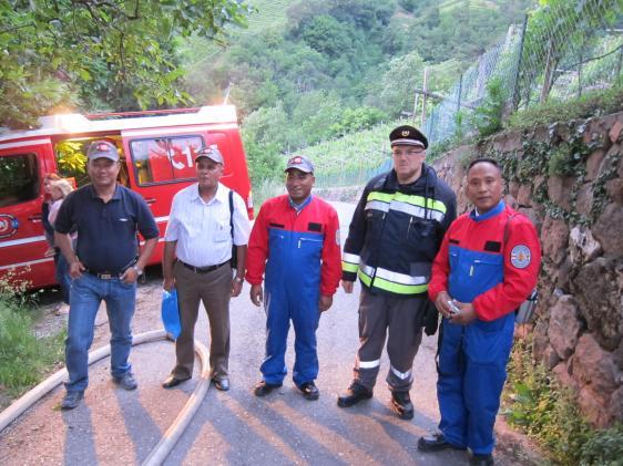Aufbau der Feuerwehr in Kathmandu
