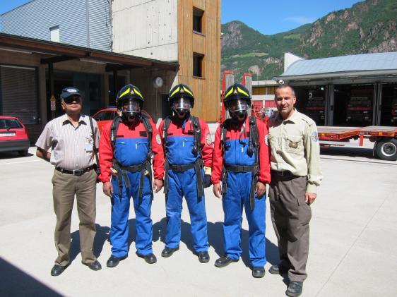 Aufbau der Feuerwehr in Kathmandu